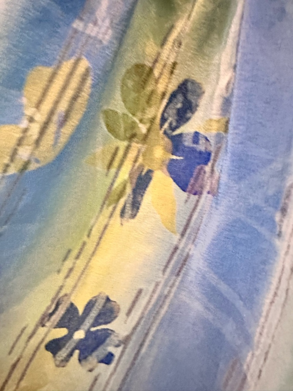NWT Kantha Bae Evermore Kimono in Blue Tie Dye Sz 00-22/24 - Picture 8 of 9